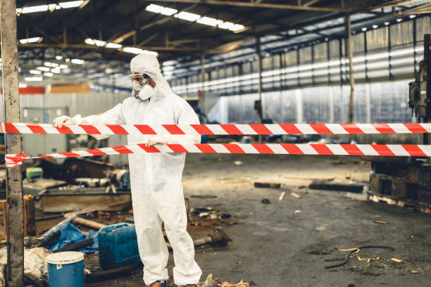 Professional Biohazard technician working in West Palm Beach, FL